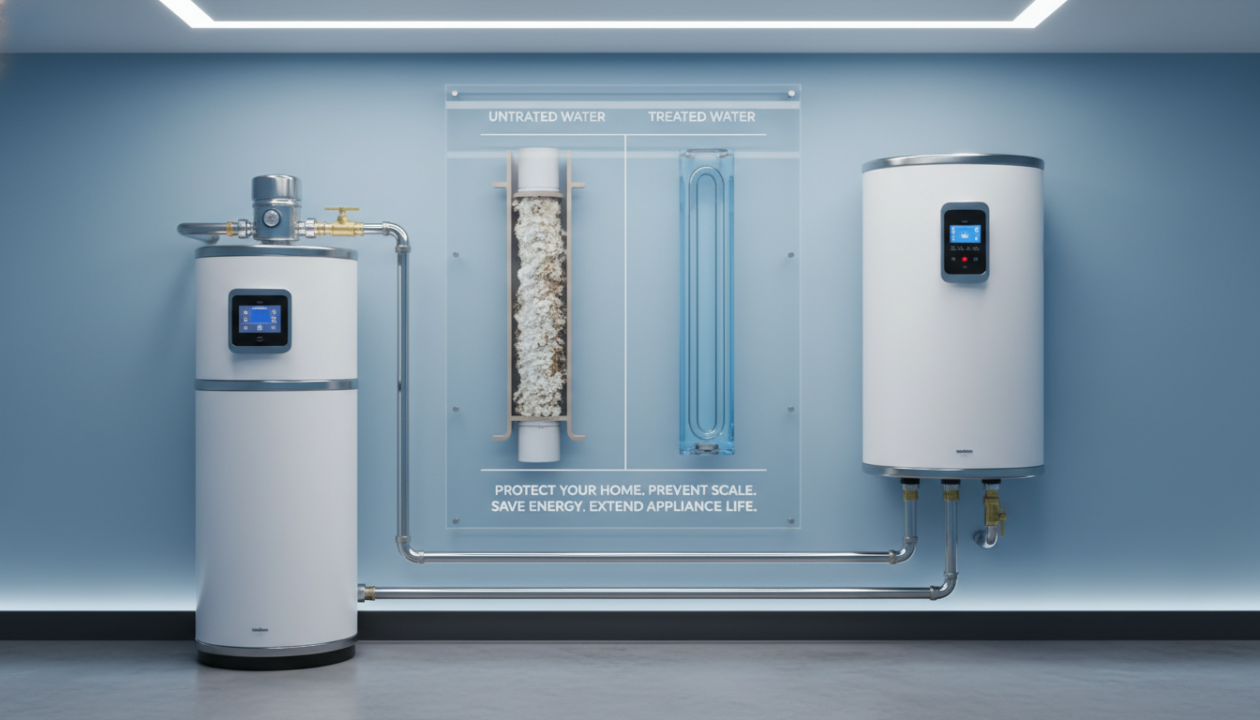 découvrez pourquoi traiter l'eau avec un adoucisseur protège votre chauffage, prolonge la durée de vie de vos équipements et améliore leur efficacité énergétique.