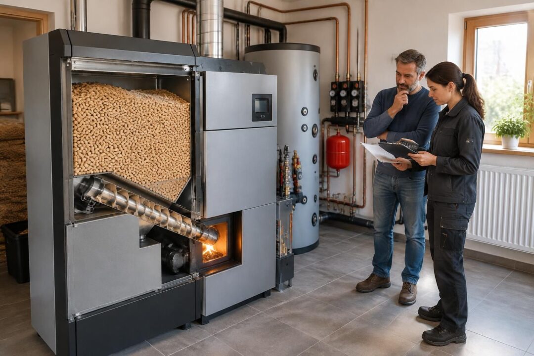 découvrez le fonctionnement d’une chaudière à granulés, son prix en 2026 et les aides disponibles pour financer votre installation.