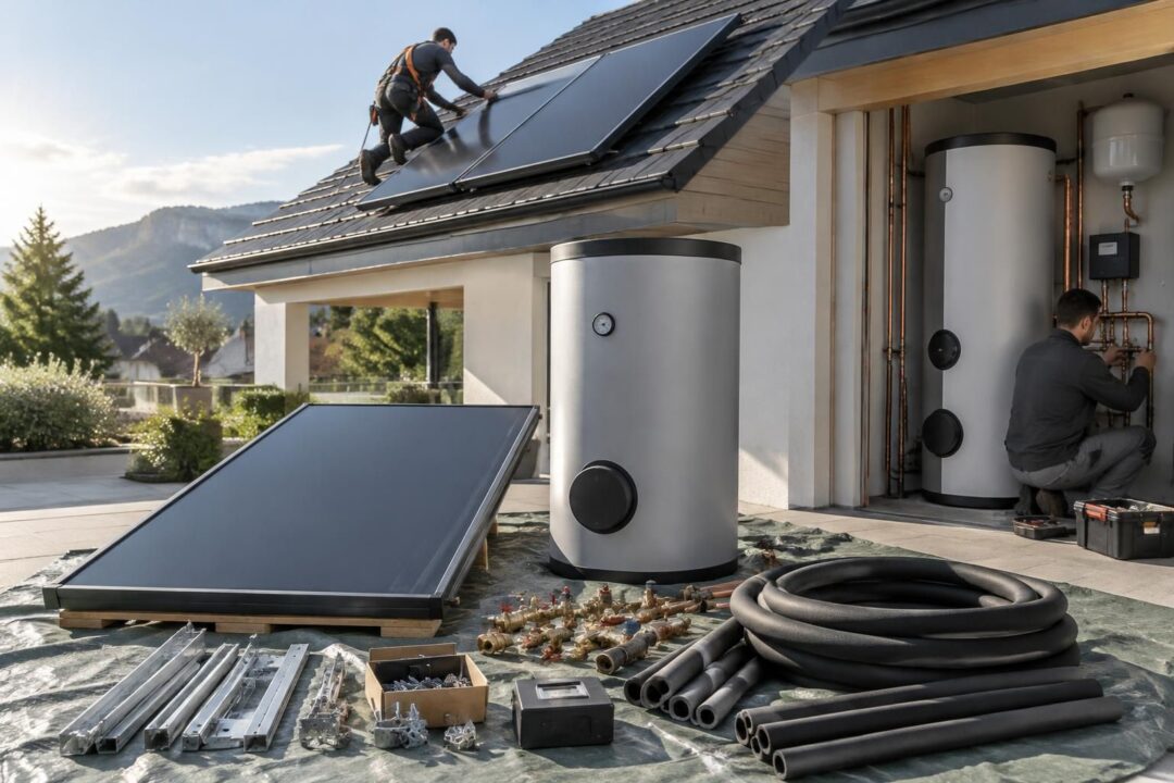 découvrez le contenu d’un kit de chauffe-eau solaire, les étapes de pose et ses limites pour évaluer s’il convient à votre logement.